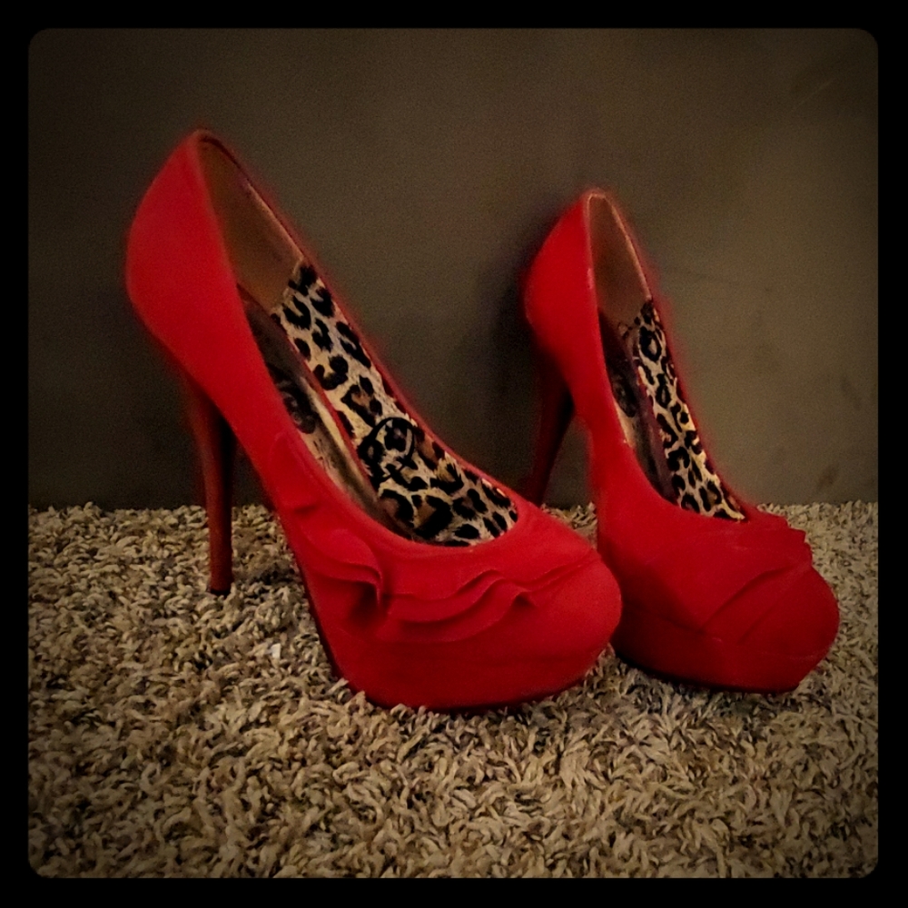Rue 21 Red High Heels